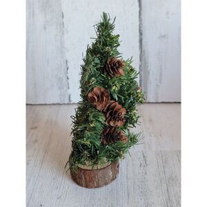 Miniature Pinecone pine tree Christmas Xmas figure home decor